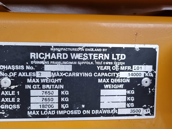 Chris Atkin & Son Ltd - Richard Western SF14LX